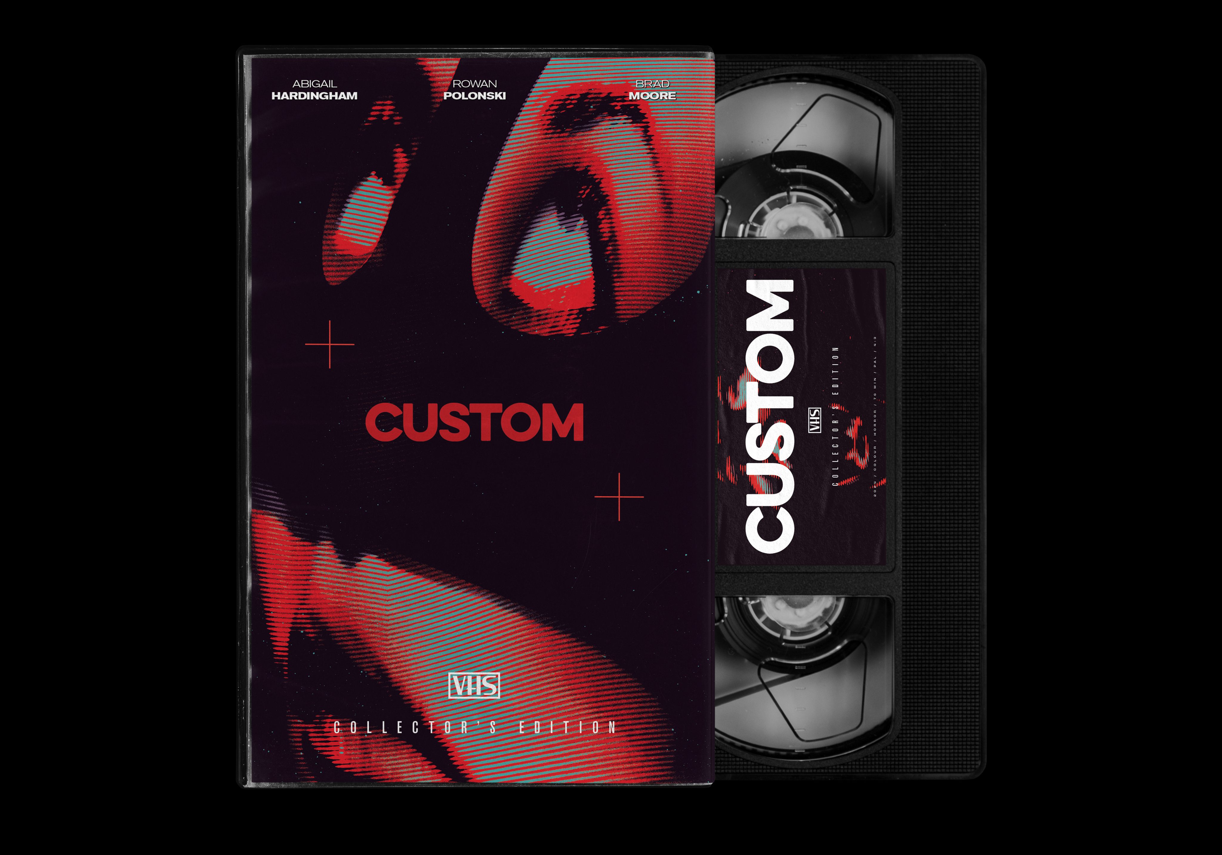 Stationery design of letterhead and business cards for the company Anders on top of a blurred photo of a house interior.